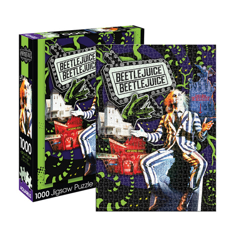 Aquarius  1000pc Aquarius Beetlejuice Collage 51x71cm Jigsaw Puzzle