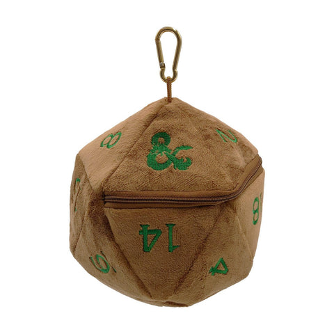 Ultra Pro: UP18784 D&D D20 Plush Feywild Copper and Green Dice Bag Dungeons & Dragons