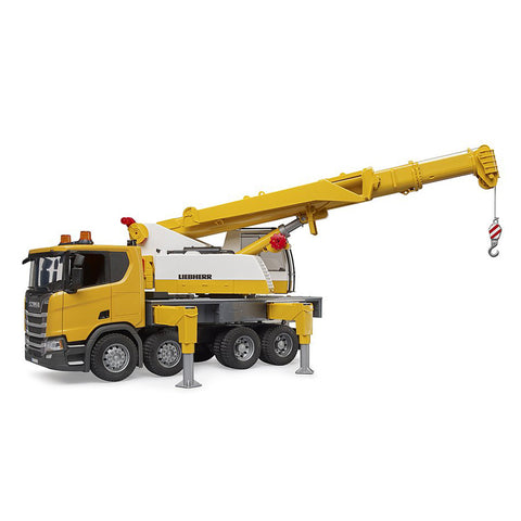Bruder Scania Liebherr Crane Truck with Light Sound