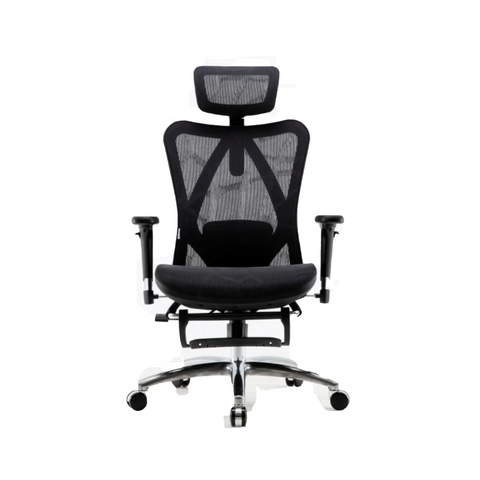 Sihoo M57 Ergonomic Office Chair with Built-in Footrest (Black)