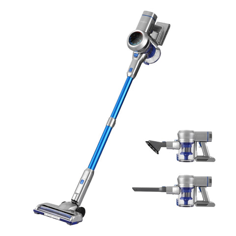 Devanti 300W Stick Vacuum Cleaner Cordless Self-Standing (Blue)