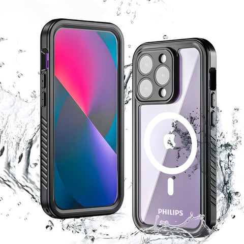 Philips Waterproof Magnetic Case for iPhone 15 Pro
