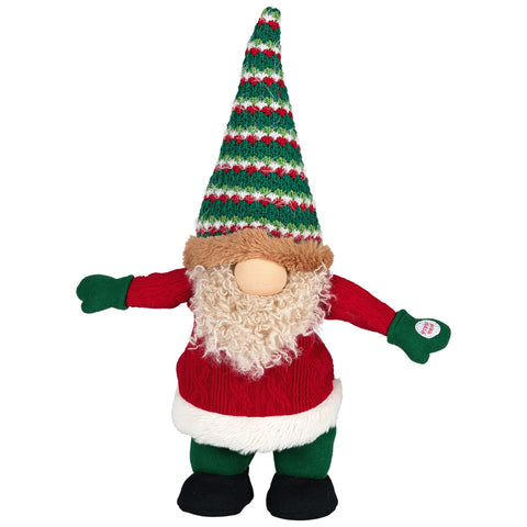 Christabelle Dancing Musical Gnome Elf Ornament 41cm
