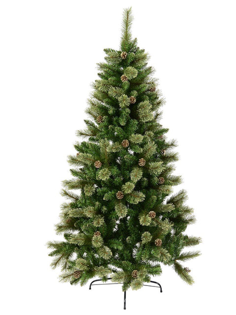 Christmas Warehouse - TREEDD18 1.8m Dawn Dew Artificial Christmas Tree | 616 Tips & 43 Pine Cones Green