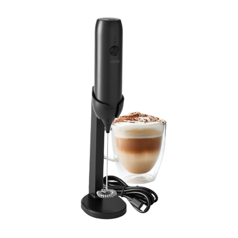 Avanti Rechargeable Milk Frother With Stand | Frother - Black