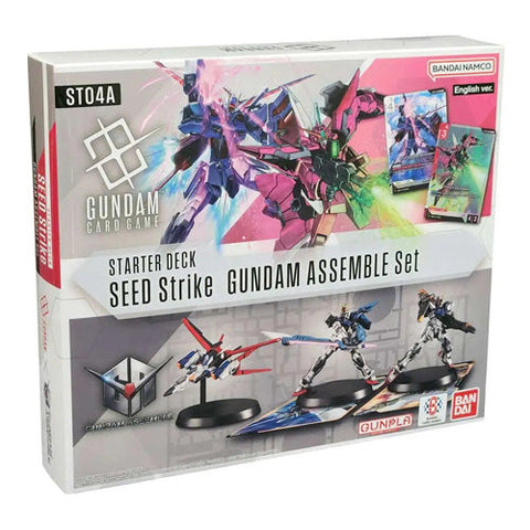 Bandai Gundam Card Game SEED Strike ST04A Gundam Assemble Starter Set