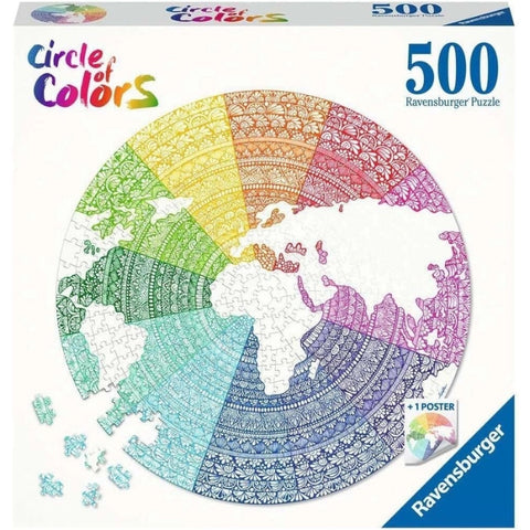 Ravensburger 500pc Circle of Colors - Mandala Puzzle