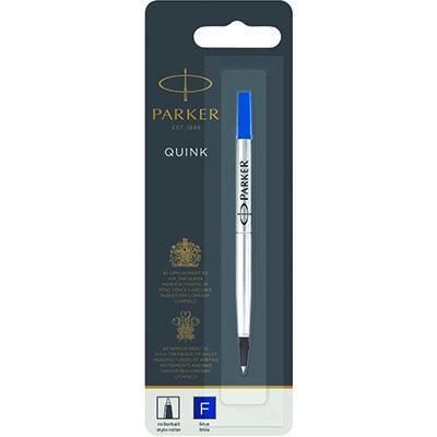 Parker Quink Pen Refill Rollerball Fine Nib Blue