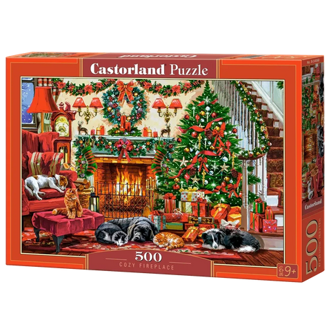 Castorland 500-Pieces Cozy Fireplace Puzzle