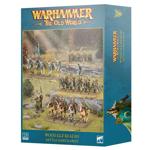 Games Workshop Warhammer The Old World Wood Elf Realms Battle March Army