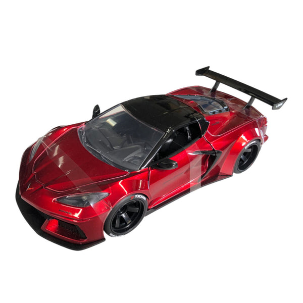 Jada 1:24 Scale Pink Slips Chevrolet Corvette C8 Liberty Walk