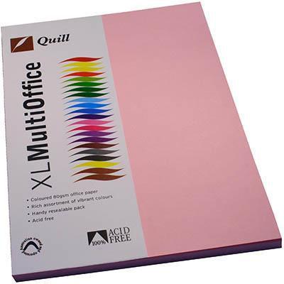 Quill Coloured A4 Copy Paper 80Gsm Pack 100 Sheets (Musk)