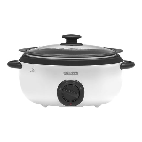 Morphy Richards 6.5L Sear Stew Slow Cooker Variable Heating Vivid White