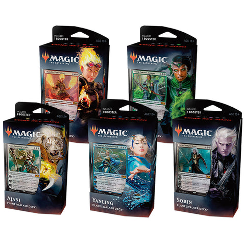 Wizards Of The Coast Magic Core 2020 Planeswalker Theme Decks (Set of 5) MTG