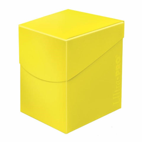 Ultra Pro: UP85690 Eclipse PRO 100+ Deck Box Cards (Lemon Yellow)