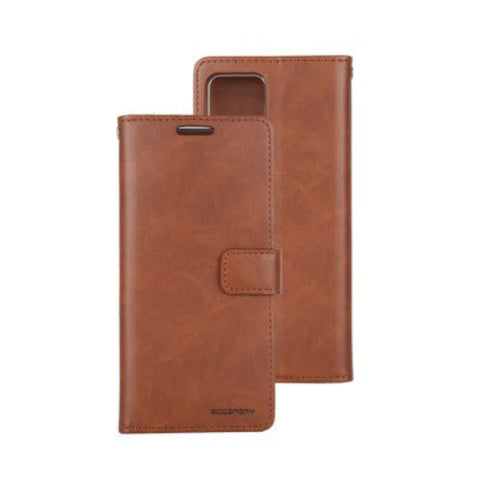 Goospery Bluemoon Diary case for iPhone 14 - Brown