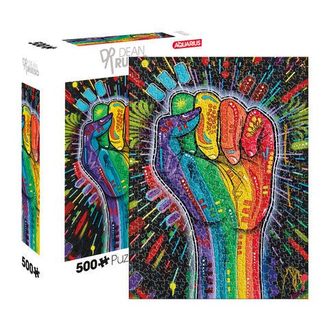 Aquarius 500pc Dean Russo Love is Power 20x20cm Jigsaw Puzzle Family Game 14y+