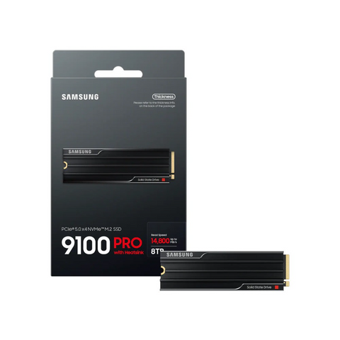 Samsung 9100 Pro 8TB NVMe M.2 SSD w/ Heatsink