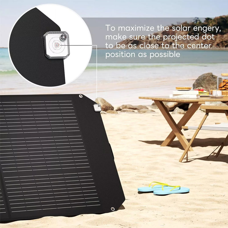 Foldable Solar Panel Solar Angle Guide, Waterproof Sun Angle Finder ...