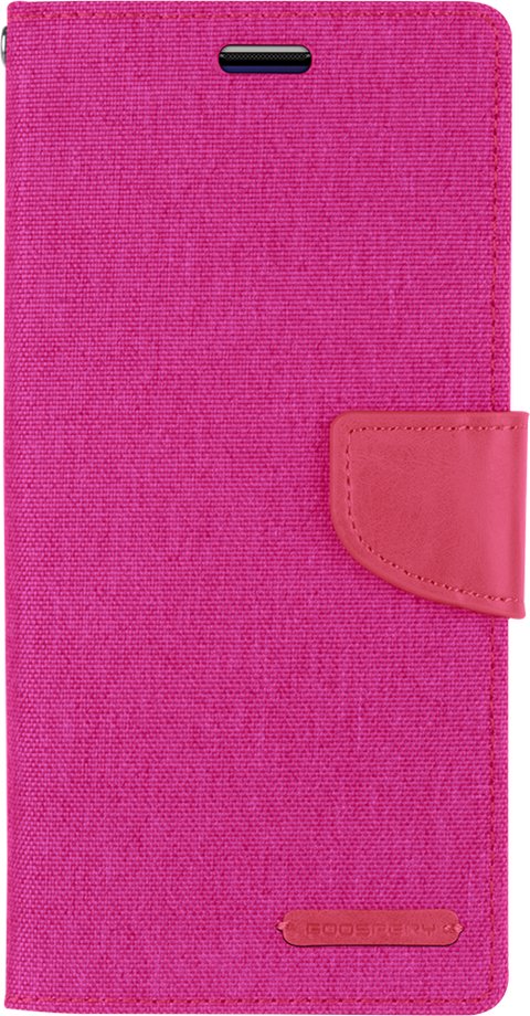 Goospery Canvas Diary For Galaxy A72 5G - Pink
