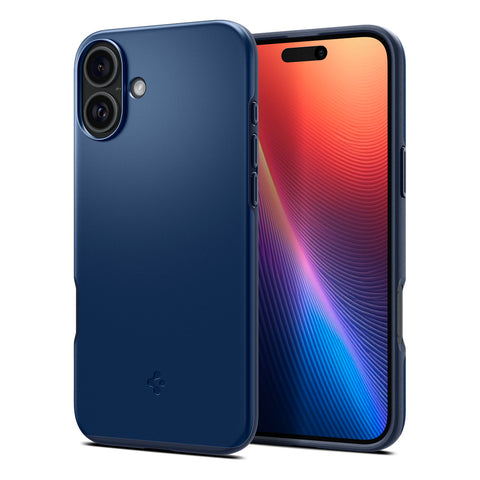 Spigen Apple iPhone 16 Plus Thin Fit (MagFit) Case - Navy Blue