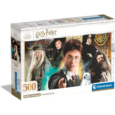 Clementoni Puzzle Harry Potter Design 1 Poster Included 500 Pieces