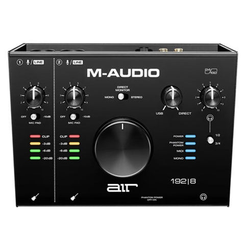 M-Audio Air 192/8 USB 2x4 Audio Interface Monitoring with Midi