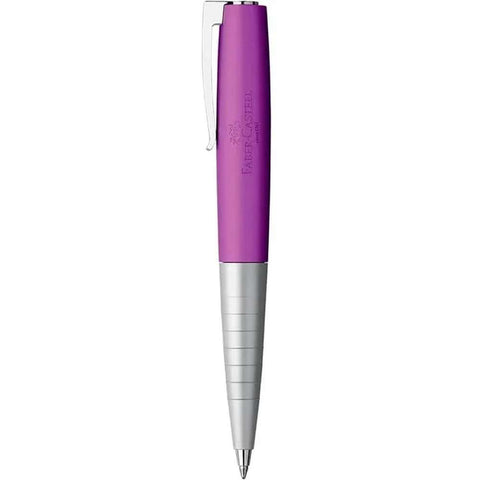Faber-Castell Loom Twist Ballpoint Pen Medium Nib 1.0mm (Violet Purple Silver)