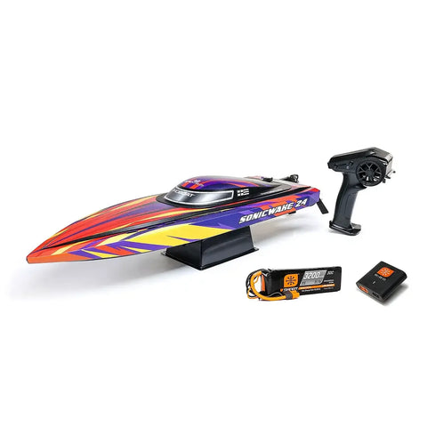 Pro Boat Sonicwake 24" Brushless Electric RC Speed Boat - Black