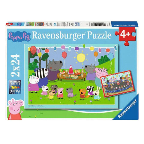 Ravensburger Peppa Pig 2x24 Piece Jigsaw Puzzle