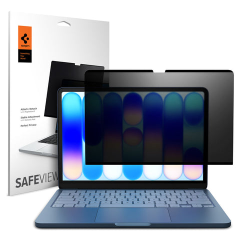 Spigen MacBook Neo 13" A18 Pro Safe View Screen Protector 1PC (Black)