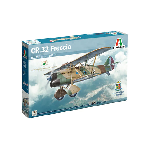 Italeri 1/72 Fiat CR 32 Arrow Freccia Scaled Plastic Model Kit