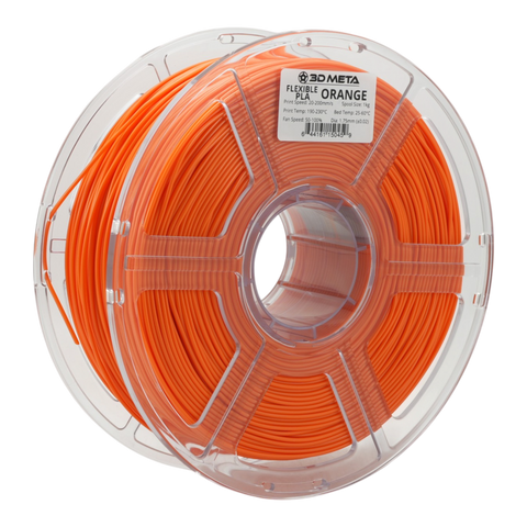 3D META Flexible PLA 3D Printing Filament - Orange