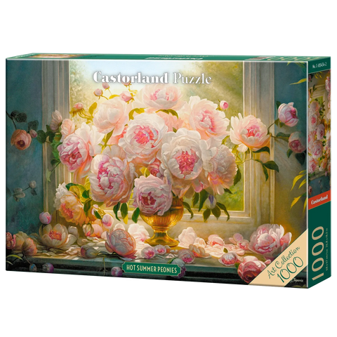 Castorland 1000-Pieces Hot Summer Peonies Art Collection Puzzle