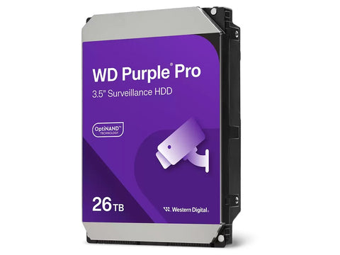 WD Purple Pro WD260PURP 26TB 7200RPM 3.5" Surveillance Hard Drive