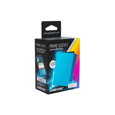 Gamegenic Prime Card Sleeves Blue (66mm x 91mm) (100 Sleeves Per Pack)