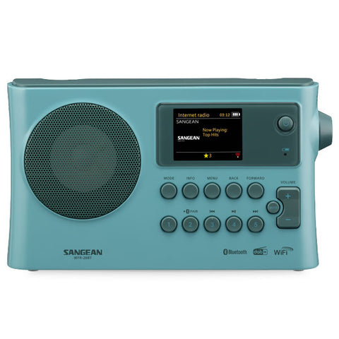 Sangean WFR-28BT DAB+ FM BT Portable Radio - Light Blue - Limited Edition