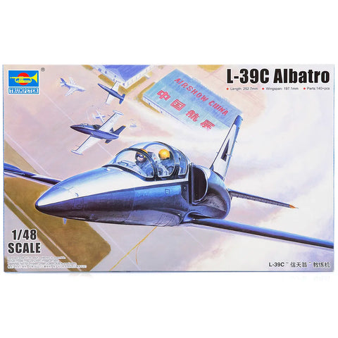Trumpeter 1/48 L-39C Albatros Jet Scaled Plastic Model Kit