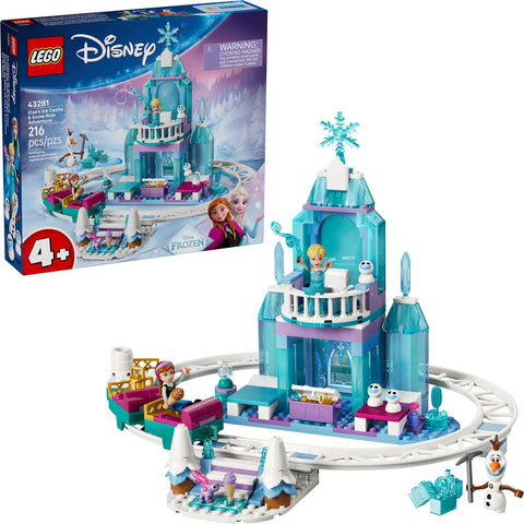 LEGO 43281 Elsa's Ice Castle and Snow Ride Adventure - Disney