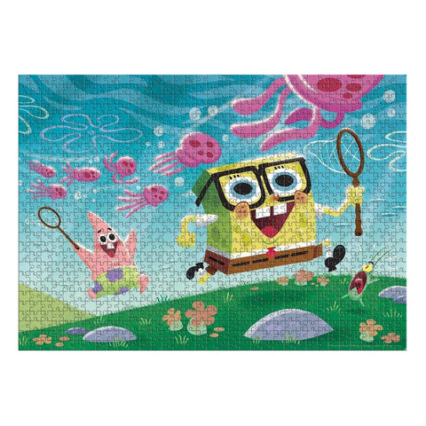 Aquarius 1000pc SpongeBob Family Jigsaw Puzzle 51x71cm