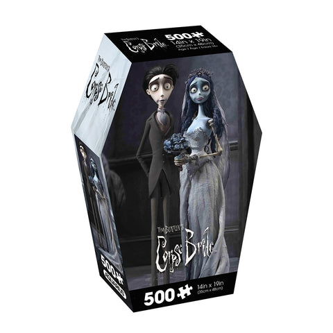 Aquarius 500pc Corpse Bride Jigsaw Puzzle with Coffin Box 35x48cm Kids 14y+