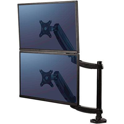 Fellowes Platinum Series Monitor Arm Dual Stacking (Black)