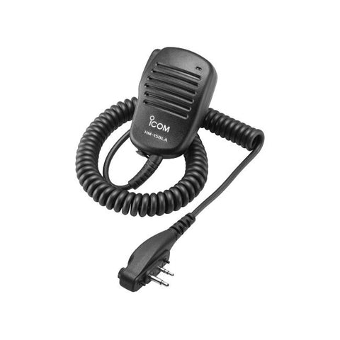 ICOM HM-158LA Handheld Speaker Microphone w/ 90 Degree Entry IC41W/IC41S Black