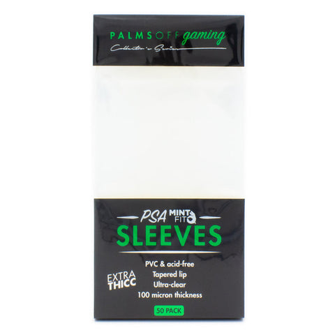 Palms Off Gaming PSA Graded Mint-Fit Resealable Sleeves - EXTRA THICC 50pc
