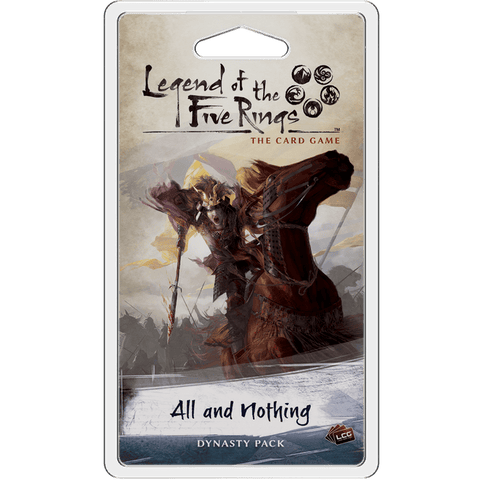 Fantasy Flight Games Legend of the Five Rings: The Card Game All and Nothing Board Game