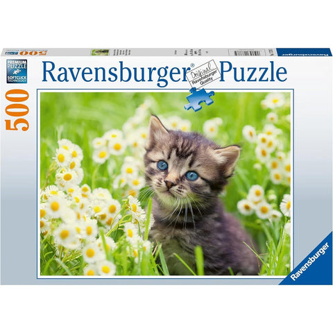 Ravensburger 500pc Kitten in the Meadow Puzzle