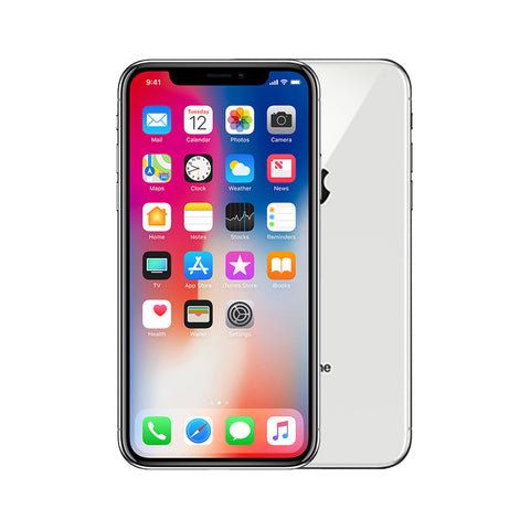 Apple iPhone X 256GB (Silver) [~Refurbished: Very Good]