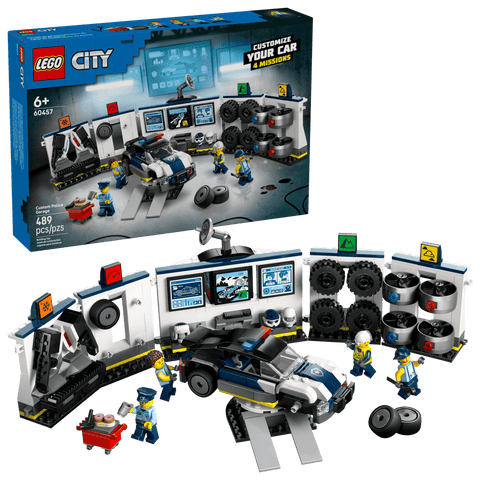 LEGO 60457 Custom Police Car Garage - City