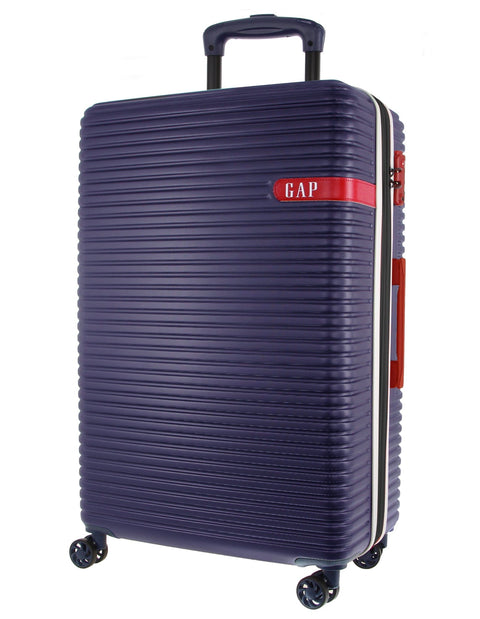 GAP Hard-Shell 4-Wheel Suitcase TSA Lock Large Travel Luggage 76cm Navy