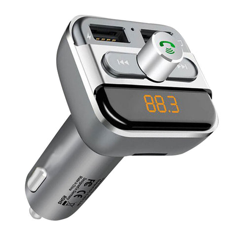 Sansai Hands Free Car Kit with Dual Ports and FM Transmitter